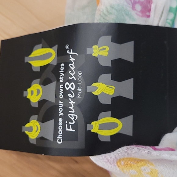 Multicoloured Skull Infinity Scarf - Picture 4 of 4